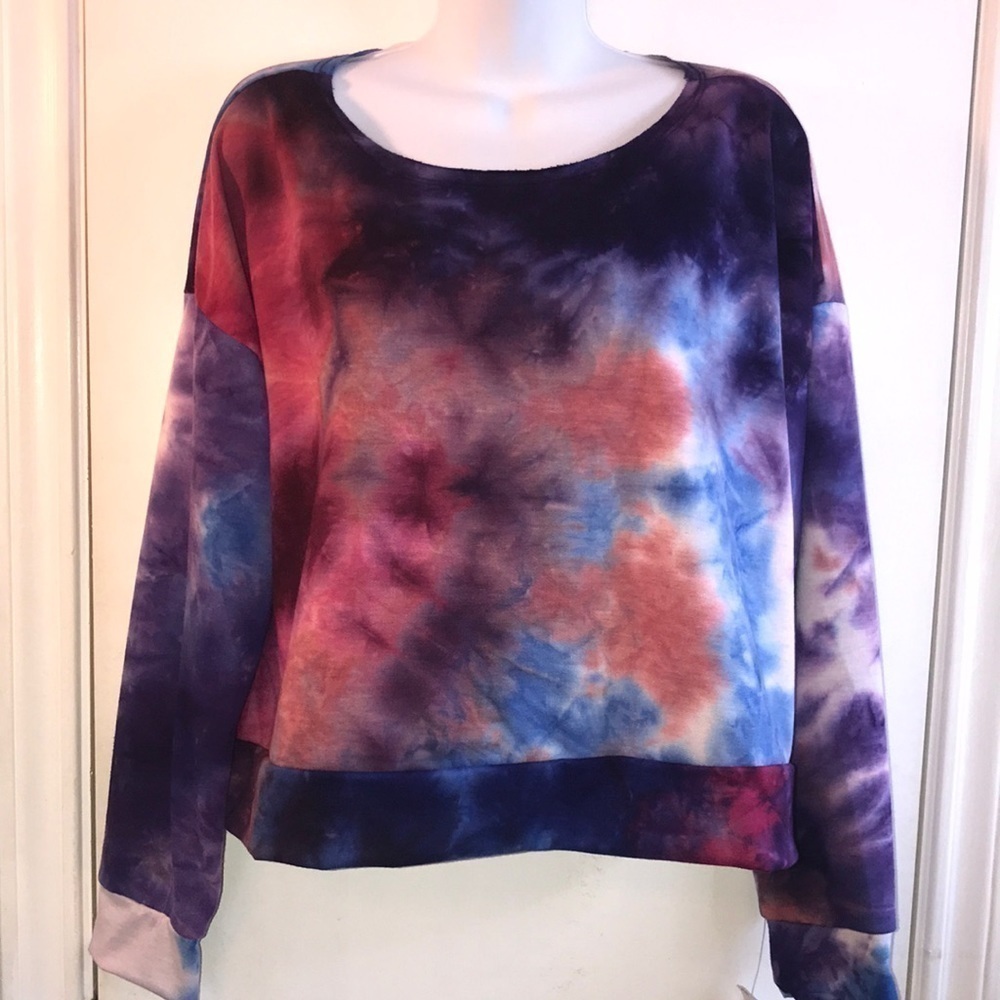 NWT Jenni Tie Dye Pajama Top